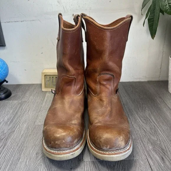 Thorogood 814-4208 Men's 11 Leather Pull On Plain Toe Work Boots